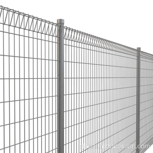 3d Curved Fence Panels V Fold Wire Mesh Fence 3D Welded Fence Manufactory